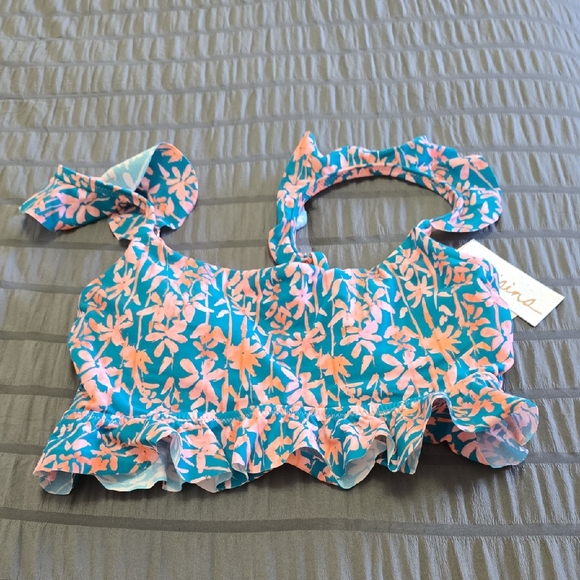 Raisins Other - Raisins Multicolor Smocked Bikini Top Xs Nw5
